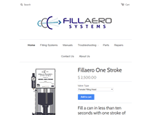 Tablet Screenshot of fillaero.com